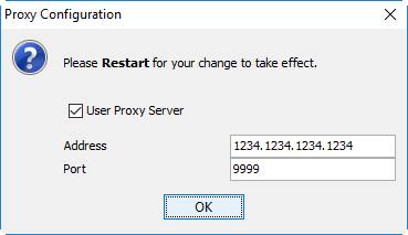 screaming frog proxy configuration