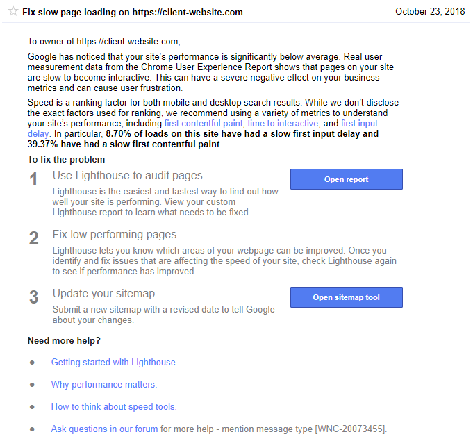Misusing the Chrome User Experience Report 7