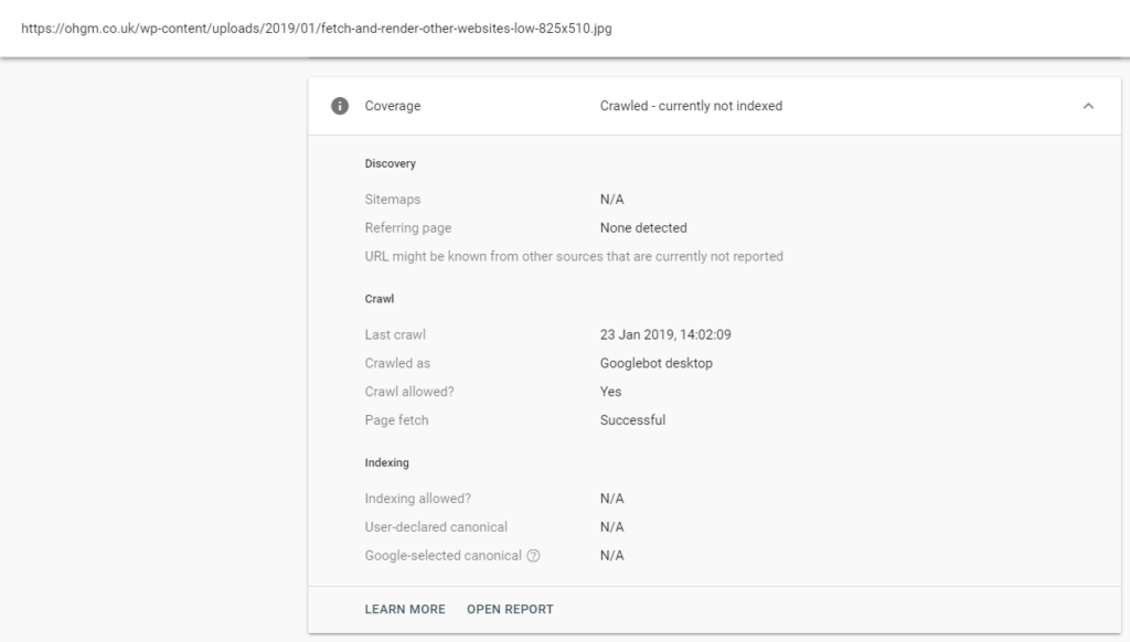 Search Console's URL Inspection Tool Does Not Want Your Junk 1