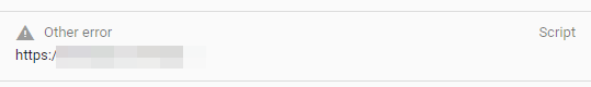 Other error Script URL